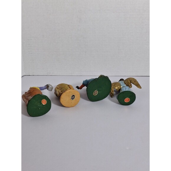 "Lot of 4" Western Germany 6" Nativity Figurines Ceramic Vintage Christmas Decor - Picture 8 of 11